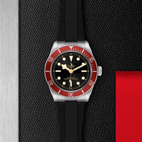 tudor black bay 41mm rubber strap|tudor black bay blue strap.